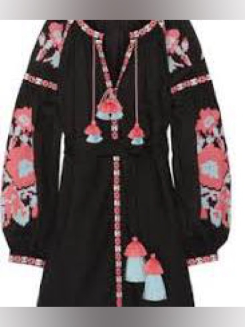 March 11 embroidered mini dress